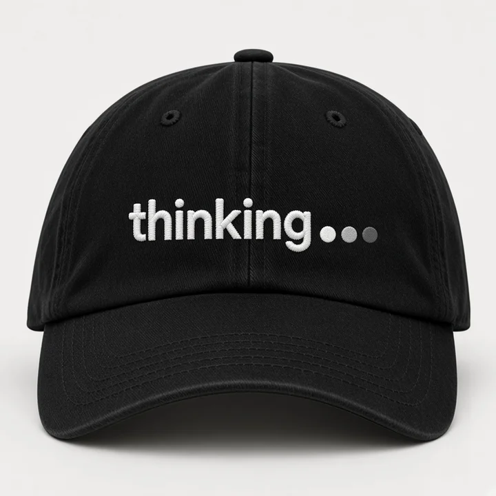 dad cap, front